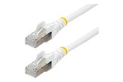 Netværkskabel - StarTech.com 10m CAT6a Ethernet Cable - 10 m - white - Hvid - 10m - NLWH-10M-CAT6A-PATCH