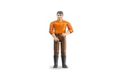 Legetøjsbil - Bruder Man light skin, brown jeans - BR60007
