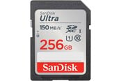 Hukommelseskort - SANDISK Ultra SD - 150MB/s - 256GB - SDSDUNC-256G-GN6IN