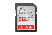 Hukommelseskort - SANDISK Ultra SD - 150MB/s - 512GB - SDSDUNC-512G-GN6IN