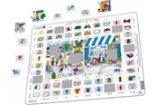 Puslespil - Larsen Puzzles Learning English at the Cafe (Maxi) - LA-EN2EN