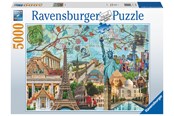 Puslespil - Ravensburger AT Big City Collage 5000p - 10217118