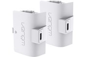 Spil tilbehør - Venom Xbox Twin Rechargeable Battery Packs White - Microsoft Xbox One - VS2872