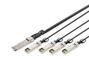 Netværkskabel - DIGITUS 40GBase direct attach cable - 3 m - Sort - 3m - DN-81323