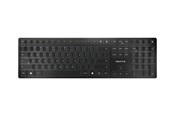 Tastatur - Cherry KW 9100 SLIM - Tastatur - Engelsk - Sølv *DEMO* - JK-9100EU-2