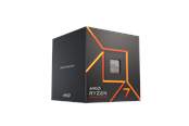 CPU - AMD Ryzen 7 7700 Wraith Prism CPU - 8 kerner - 3.8 GHz - AMD AM5 - AMD Boxed (med køler) - 100-100000592BOX