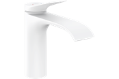 Blandingsbatterier og armaturer - Hansgrohe Vivenis håndvaskarmatur 110 med løft-op bundventil mat hvid - 75020700