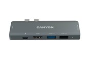 Dockingstation - Canyon DS-5 - docking station - USB-C - 7-slot - HDMI - CNS-TDS05B