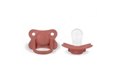 Baby Udstyr - Filibabba Pacifiers 2-pack - Coral +6 months - FI-PH056