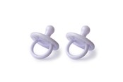 Baby Udstyr - Filibabba Silicone pacifier 2-pack - Fresh violet - FI-01669