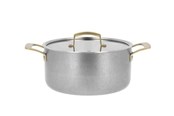Gryder - Pillivuyt Gourmet Durance Saucepan with Lid Dia 24 cm 5 litres Steel - 27359
