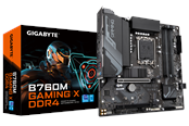 Bundkort - GIGABYTE B760M GAMING X DDR4 Bundkort - Intel B760 - Intel LGA1700 socket - DDR4 RAM - Micro-ATX - B760M GAMING X DDR4