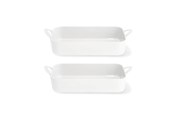 Køkkentilbehør - Pillivuyt Toulouse Dish 31 x 18 x 6.5 cm 2.2 liters 2 pcs. White - 24228
