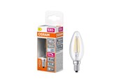 Lyskilder - Osram LED pære LED Comfort kerte filament 470lm 3,4W/940 (40W) E14 dæmpbar E14 - 4058075602755