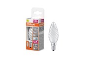 Lyskilder - Osram LED pære LED Comfort kerte snoet mat 470lm 3,4W/940 (40W) E14 dæmpbar E14 - 4058075602892