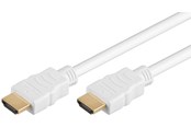 Skærmkabel - Pro HDMI 2.0 - 0.5m - Hvid - HDMI20W-05