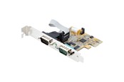 Netværksadapter (netkort, printserver mv.) - StarTech.com 21050-PC-SERIAL-CARD 2-Port PCI Express Serial Card Dual Port PCIe to RS232 (DB9) Serial Card 16C1050 UART - 21050-PC-SERIAL-CARD