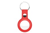Mobil - Andet Tilbehør - KeyBudz Leather Keyring for AirTag - AT_S1_RED