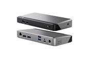 Dockingstation - ALOGIC MX2 - Docking station - USB-C - 2 x DP - GigE - 135 Watt - DUPRMX2-100