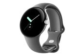 Smartwatch & Sportsur - Google Pixel Watch - Polished Silver with Charcoal Band - GA03305-DE