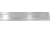 Afløb - Purus Line rist/rammesæt 600mm. Rustfrit stål - 155811-706