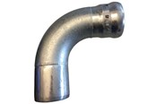 Afløb - GM-X DN80 90 mm bøjning 87gr. Galvaniseret - E10087080