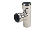 Afløb - GM-X DN70 x 70 grenrør 87gr. Galvaniseret - E50087077