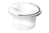 Afløb - Purus Tyr vandlås 125mm selvrensende. Hvid PEH-pl - 153479-225