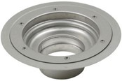 Afløb - Blücher overdel Ø110/Ø200mm. Med børering. Til vinyl - 710.602.000 S