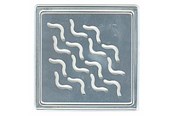 Afløb - Purus Wave rist/ramme MaxiFlex - 153449-540