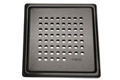 Afløb - Purus RIB ramme og rist 150x150mm uden hul. Til k - 153872-843