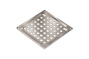 Afløb - Blücher rist med skruehuller til gulvafløb 140x140 mm. Rustfrit stål - 610.150.421