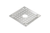 Afløb - Blücher Square Vienna rist 140x140mm. Udskæring A. Med skruelås - 610.155.441 A