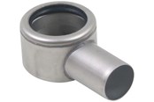 Afløb - Blücher Waterline underdel Ø40 mm. Vandret. Rustfrit stål - 620.300.028