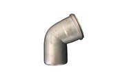 Afløb - Blücher EuroPipe bøjning 68°. 110 mm. Rustfrit stål - 820.068.110