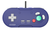 Spil tilbehør - Retro-bit Legacy GC Wired Pad Purple - Wired Controller - Nintendo GameCube - RET00331