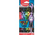 Skrive- og Tegneværktøjer - Maped Color'Peps Monster farveblyanter x12 - 862612