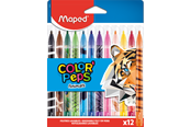 Skrive- og Tegneværktøjer - Maped Color'Peps Animals tusser x12 - 845403