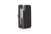 Mobil - Covers & Cases - Pipetto Slim Wallet Mirror for iPhone XR - Black/Rose Gold - P036-77RM-9
