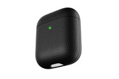 Hovedtelefoner/headset - KeyBudz PodSkinz Artisan Series Leather Case - Handcrafted Leather Case for your Airpods - AP_S3_BLK