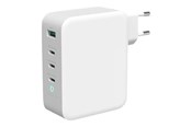 Mobil - Adaptere & Opladere - Deltaco USBC-GAN04 power adapter - GaN technology - USB 24 pin USB-C - 130 Watt - USBC-GAN04