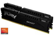 RAM - Kingston FURY Beast DDR5-5600 - 64GB - CL36 - Dual Channel (2 pcs) - AMD EXPO & Intel XMP - Sort - KF556C36BBEK2-64