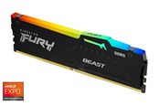 RAM - Kingston FURY Beast RGB DDR5-5600 - 32GB - CL36 - Single Channel (1 pcs) - AMD EXPO & Intel XMP - Sort med RGB - KF556C36BBEA-32