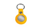 Mobil - Andet Tilbehør - Light Solutions Airtag Nøglering - Læder - Gul - 5714255006834