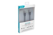 Netværkskabel - DIGITUS patch cable - 1 m - black - Sort - 1m - DB-160144-010-S