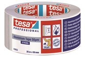 Tape & lim - tesa Aluminum Tape Strong 50mµ Liner 25m x 50mm - 63652-00001-01