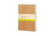 Blokke, Formularer & Notesbøger - Moleskine Cahier Journal Blank XL Kraft 3-Pak - QP423F