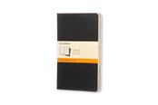 Blokke, Formularer & Notesbøger - Moleskine Cahier Journal Linjeret Pocket Sort 3-Pak - QP311F