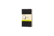 Blokke, Formularer & Notesbøger - Moleskine Cahier Journal Blank Pocket Sort 3-Pak - QP313F
