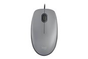 Mus - Logitech M110 Silent - Mus - Optisk - 3 knapper - Grå - 910-006760